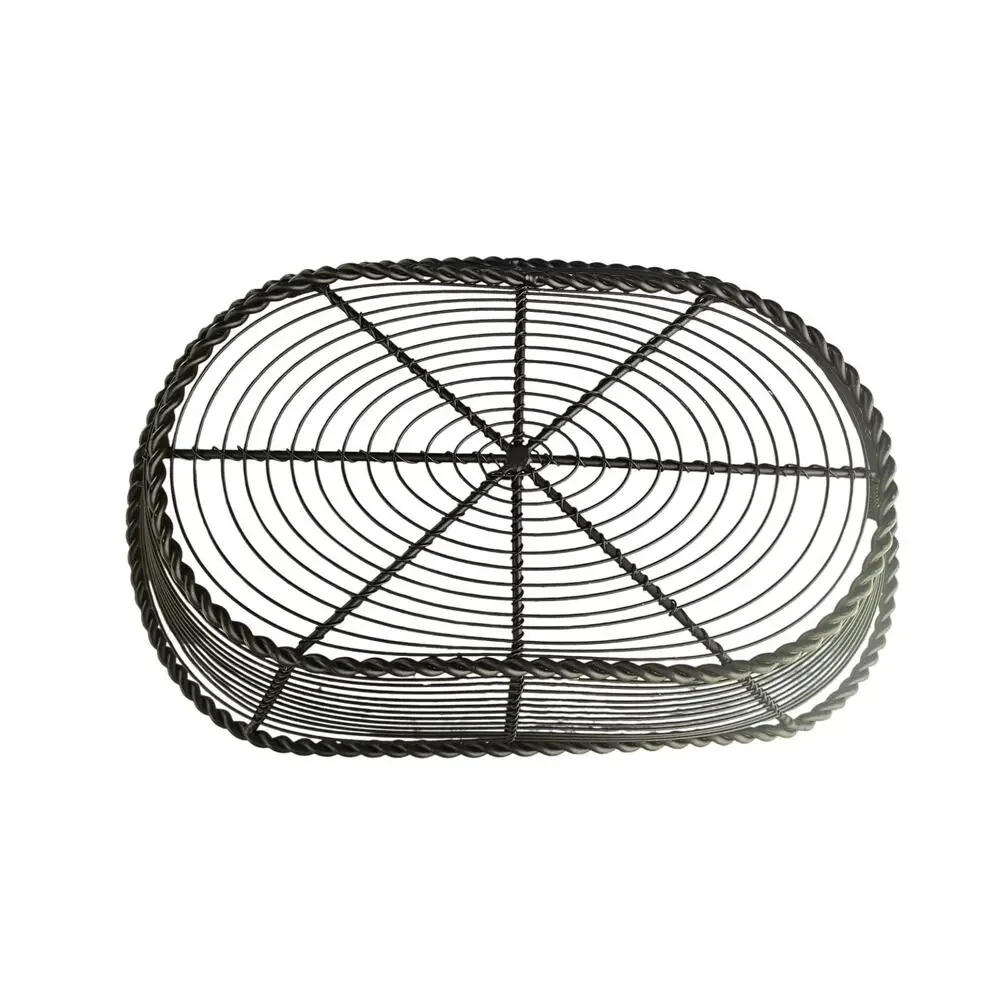 Decorative Metal Basket 1 lb 4 oz 9 X 3 1/2 by 15 at the widest points #32